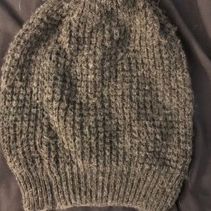 Gray Slouch Beanie